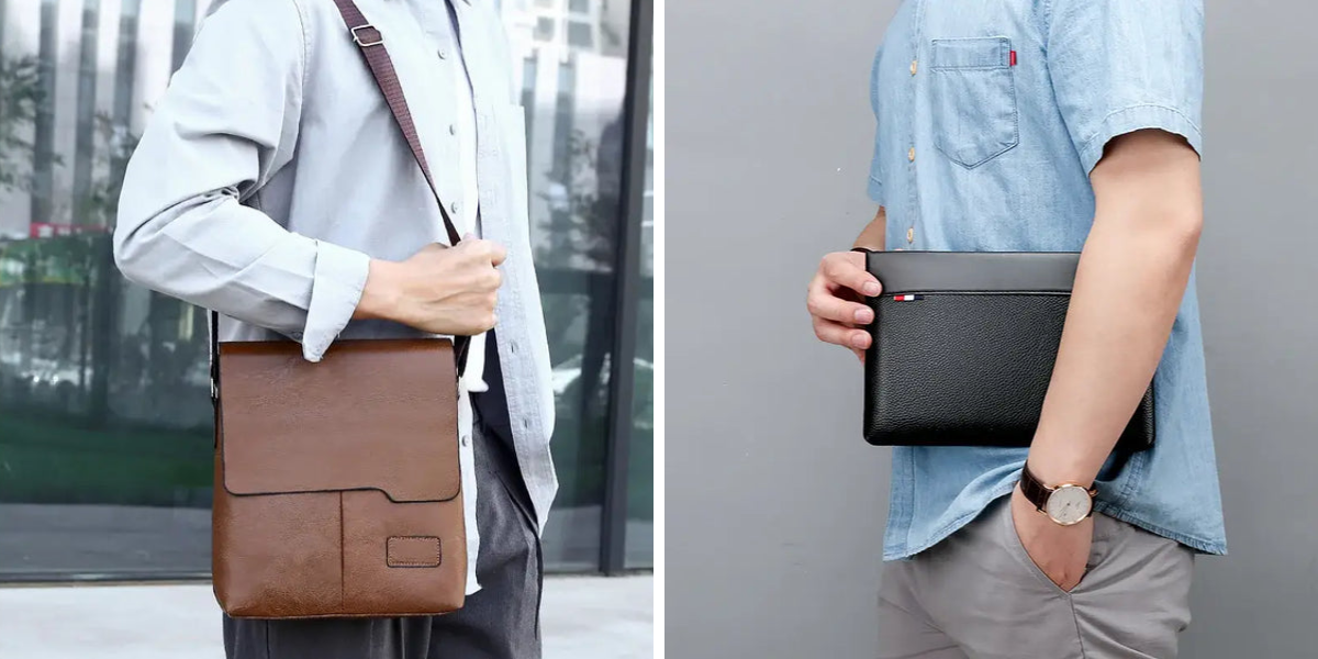 Comparatif : sacoche bandoulière vs sacoche à main pour homme