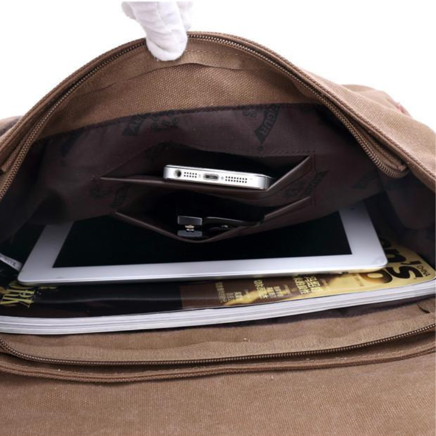 Sacoche pour Homme en Toile