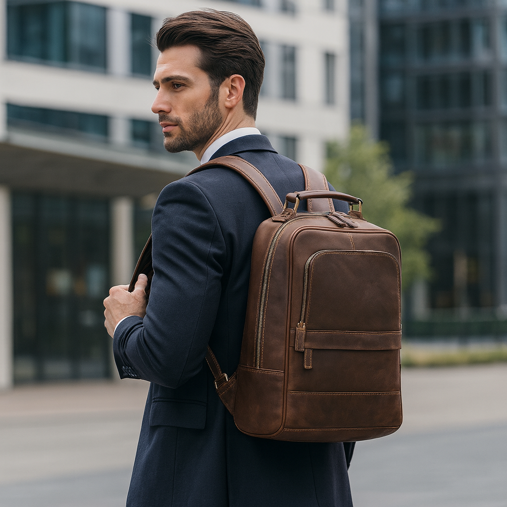 Sac à Dos en Cuir Homme