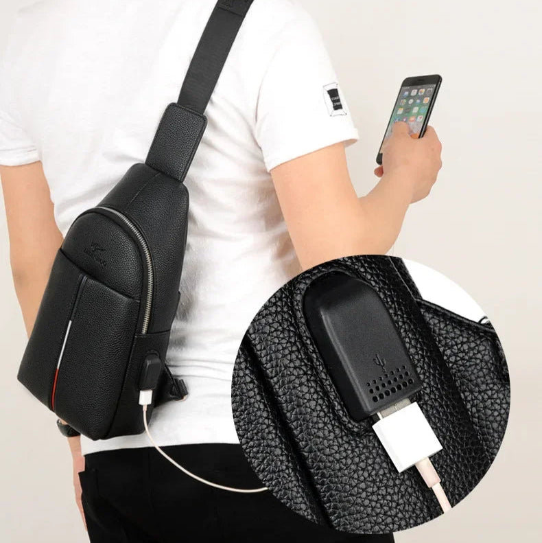 Bandoulière sacoche homme