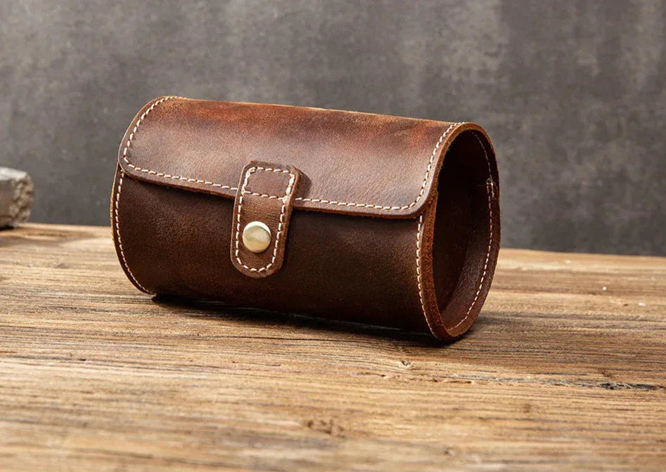 Boitier de montre en cuir