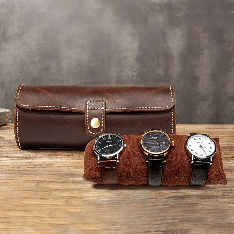Boitier de montre en cuir