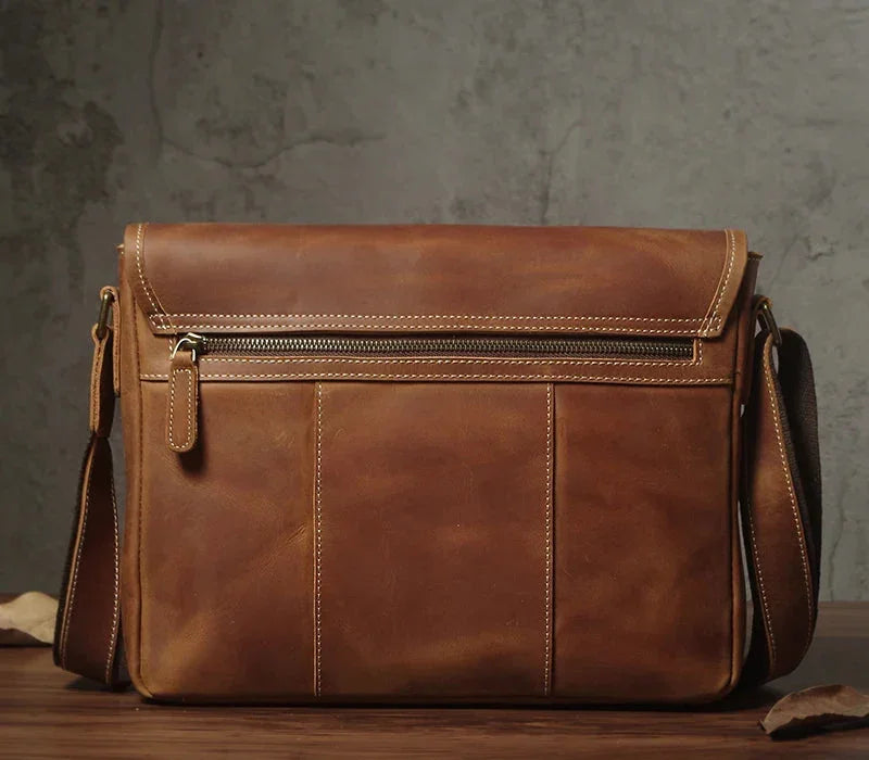 Cartable homme en cuir