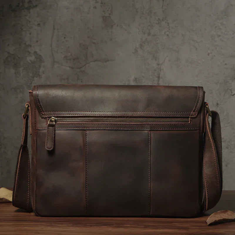 Cartable homme en cuir