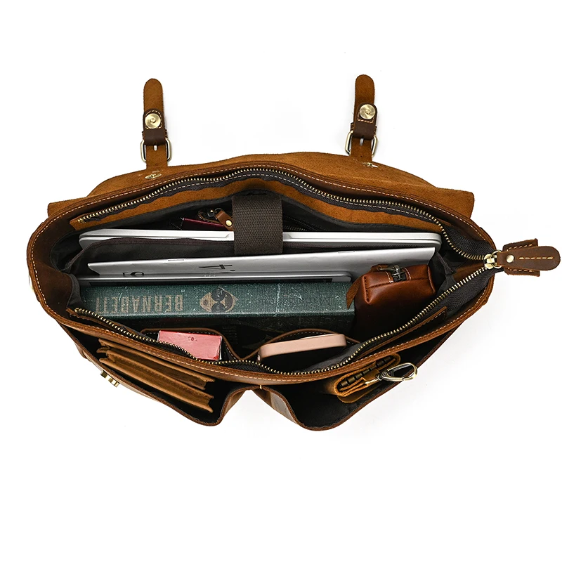 Cartable pour homme cuir