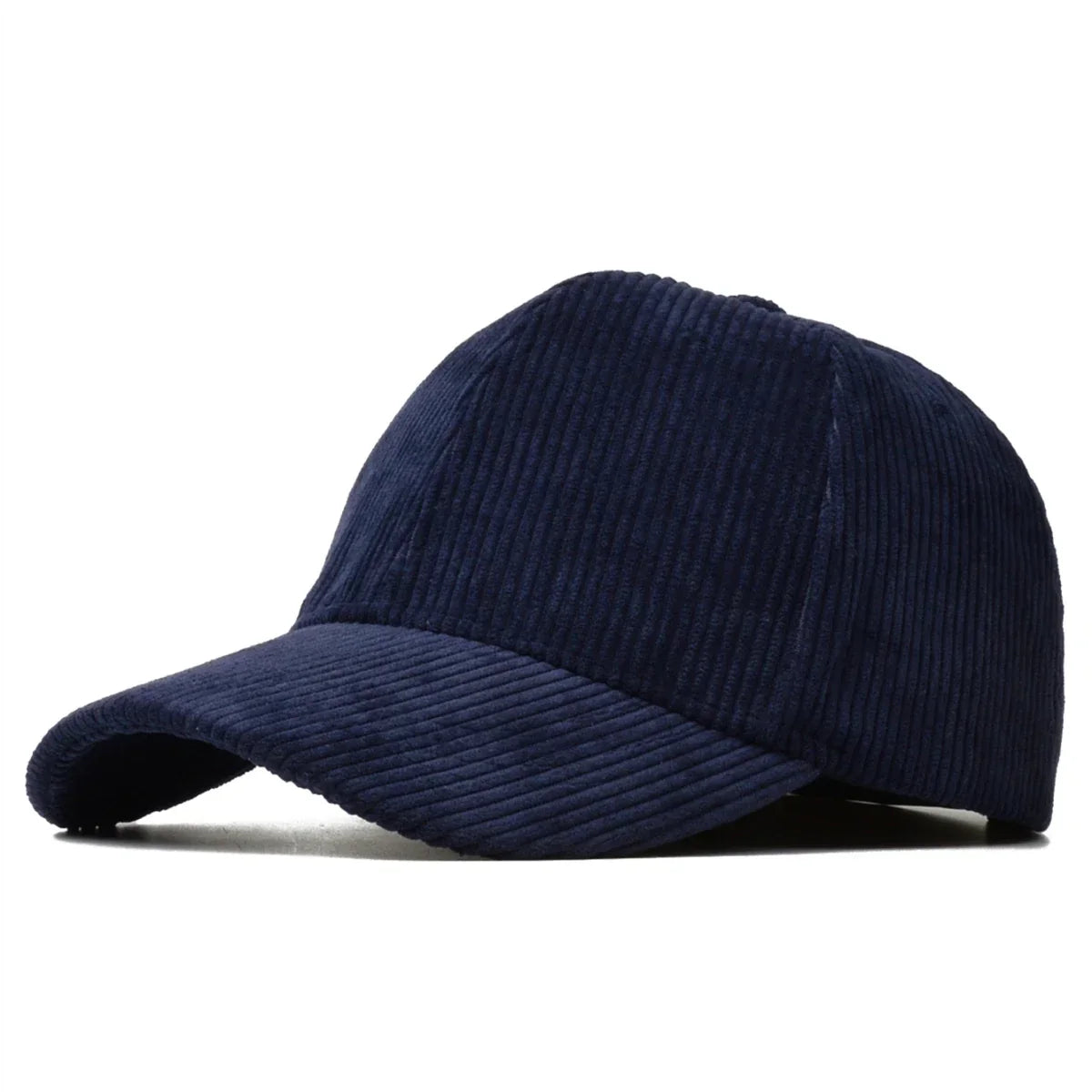 Casquette homme en velours bleu