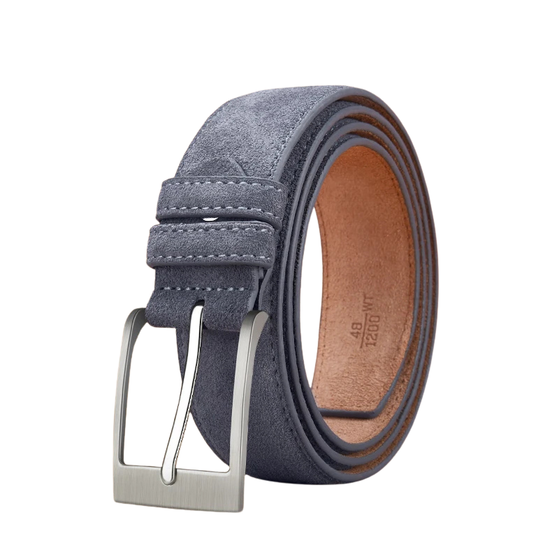 Ceinture daim homme bleu / 100cm