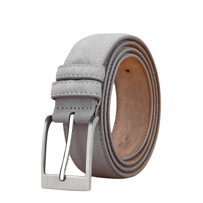 Ceinture daim homme gris / 100cm