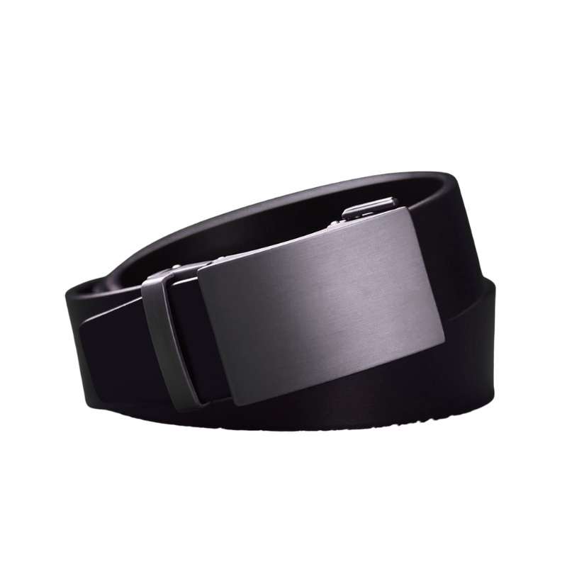 Ceinture de costume homme noir / 100cm