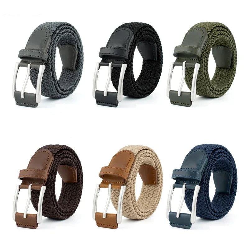 Ceinture tressée homme