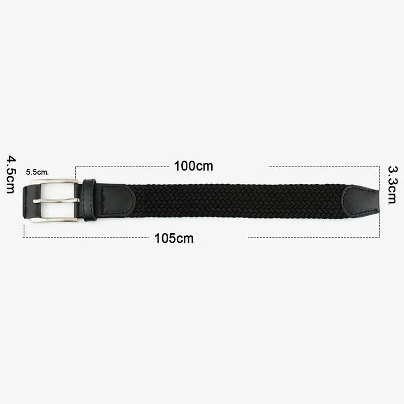 Ceinture tressée homme