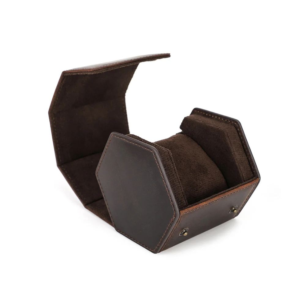 Coffret de rangement pour montre en cuir 1 montre