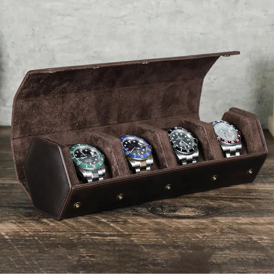 Coffret de rangement pour montre en cuir