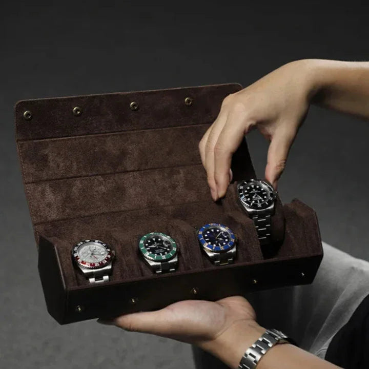 Coffret de rangement pour montre en cuir