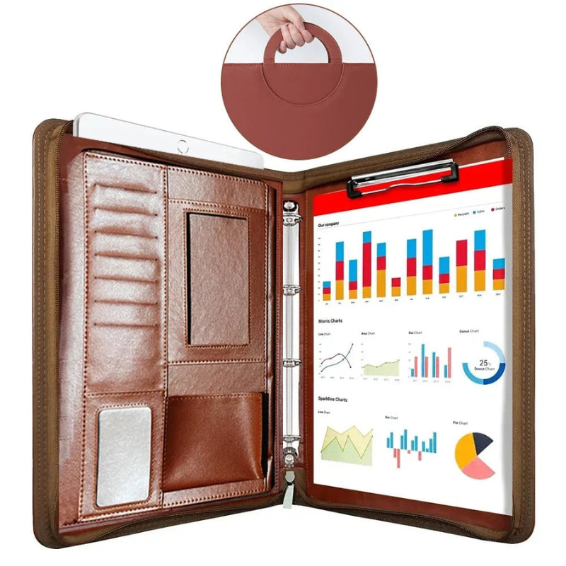 conferencier cuir homme