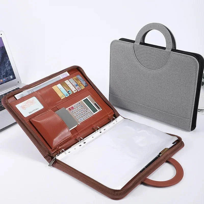 Conférencier cuir homme