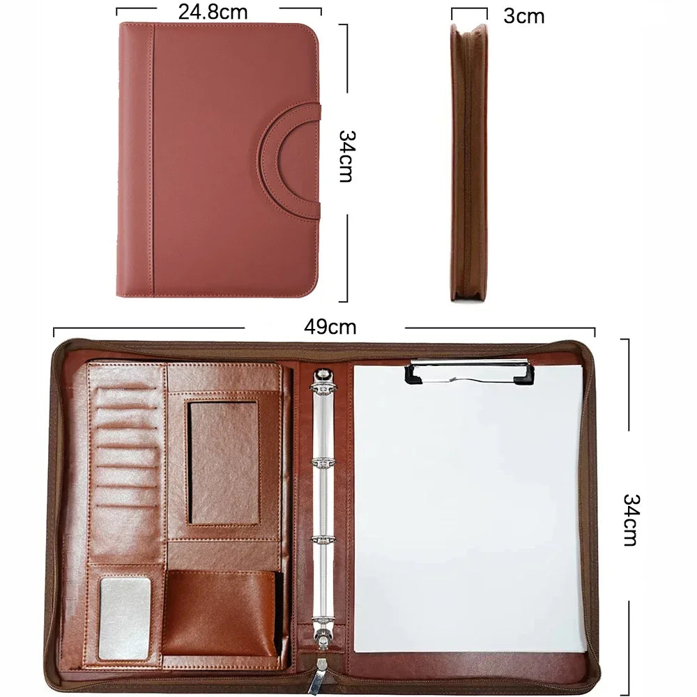 Conférencier cuir homme