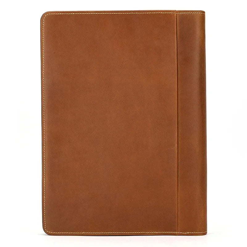 Conférencier en cuir marron clair