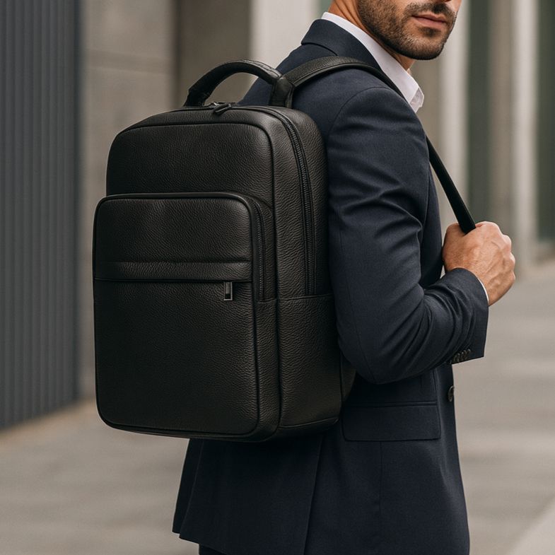 Sac à Dos Noir Cuir