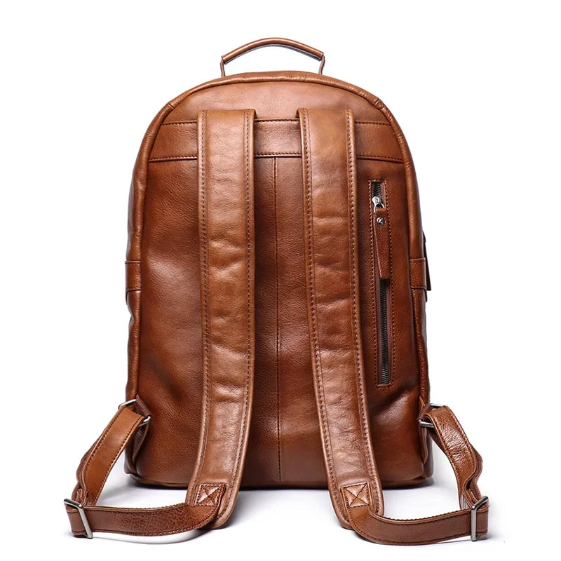 Petit sac à dos en cuir pour homme