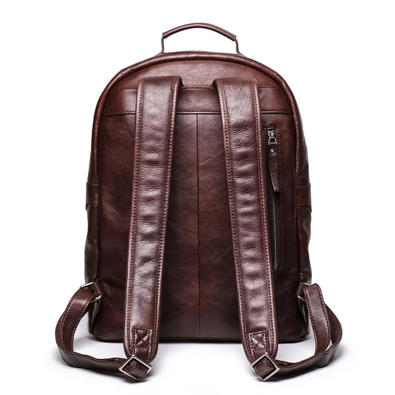Petit sac à dos en cuir pour homme