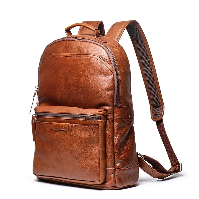 Petit sac à dos en cuir pour homme