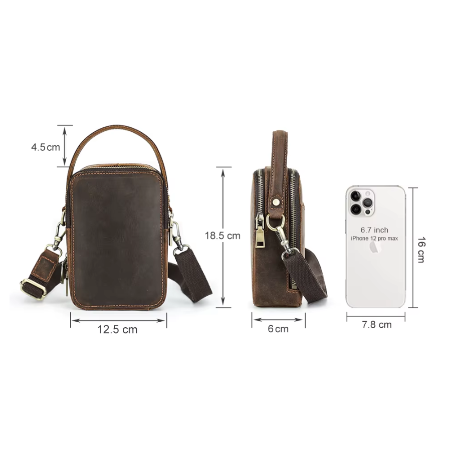 Petite sacoche bandoulière homme