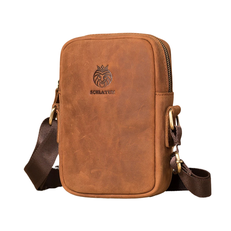 Petite sacoche cuir homme