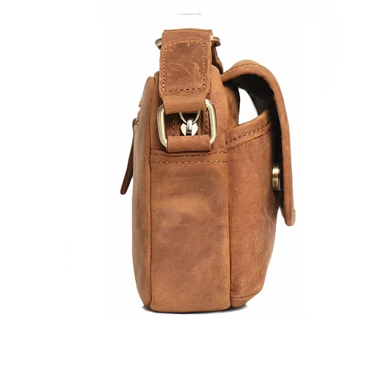 Petite sacoche cuir homme