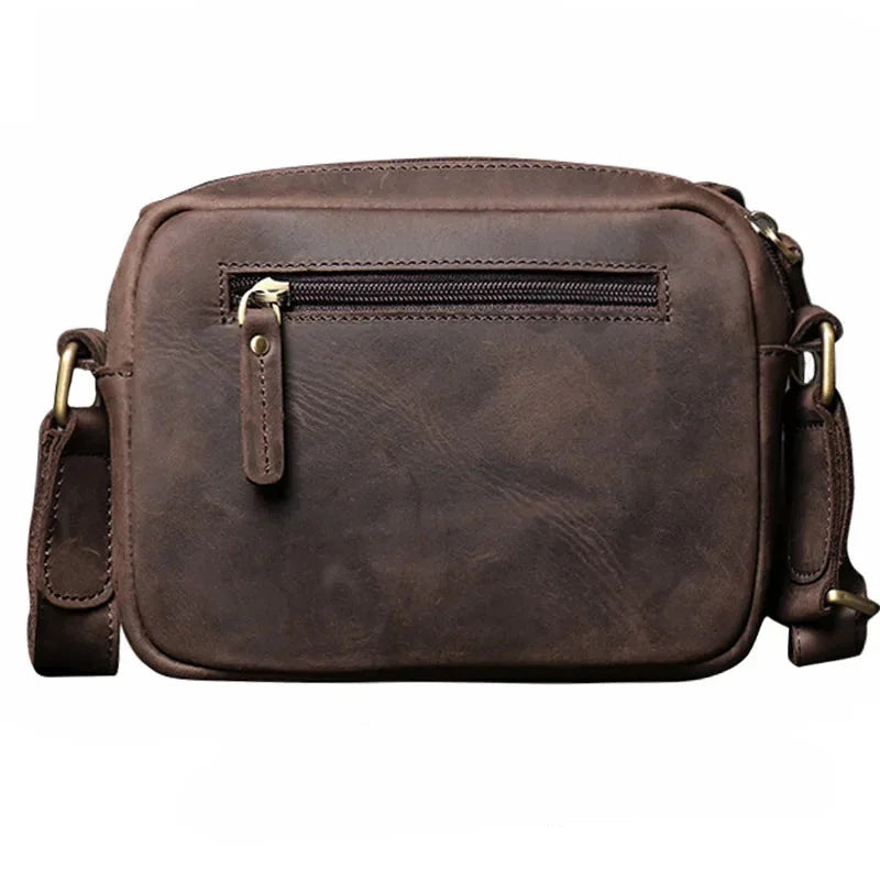 Petite sacoche cuir homme