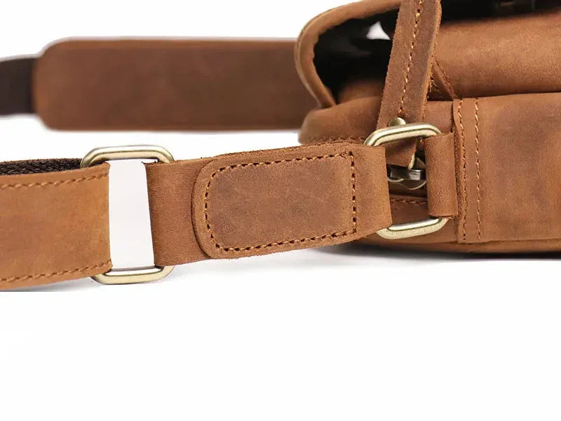 Petite sacoche cuir homme