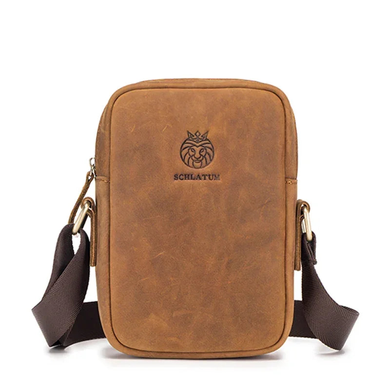 Petite sacoche cuir homme