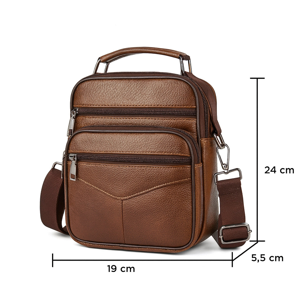 Petite sacoche homme cuir