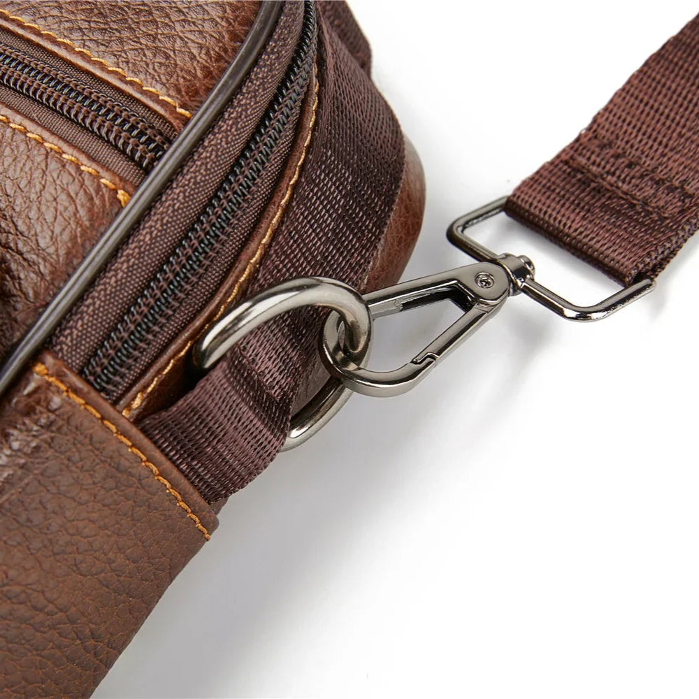 Petite sacoche homme cuir