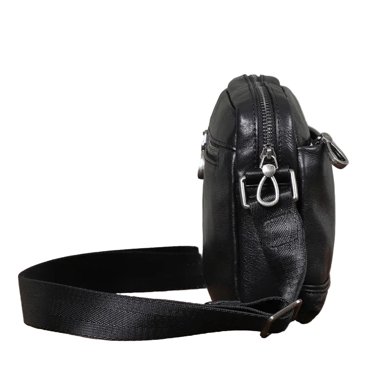 Petite sacoche pour homme en cuir