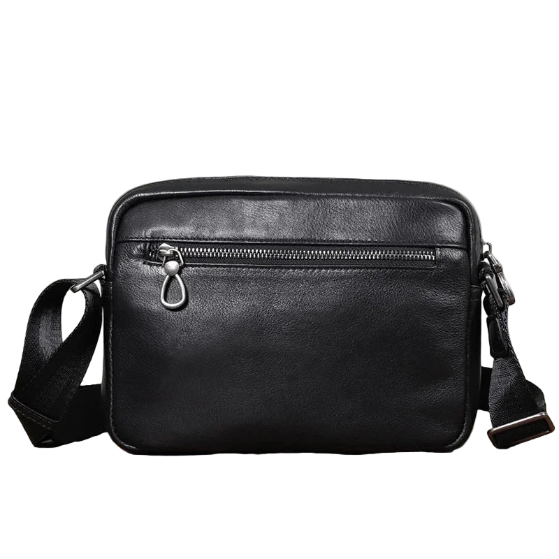 Petite sacoche pour homme en cuir