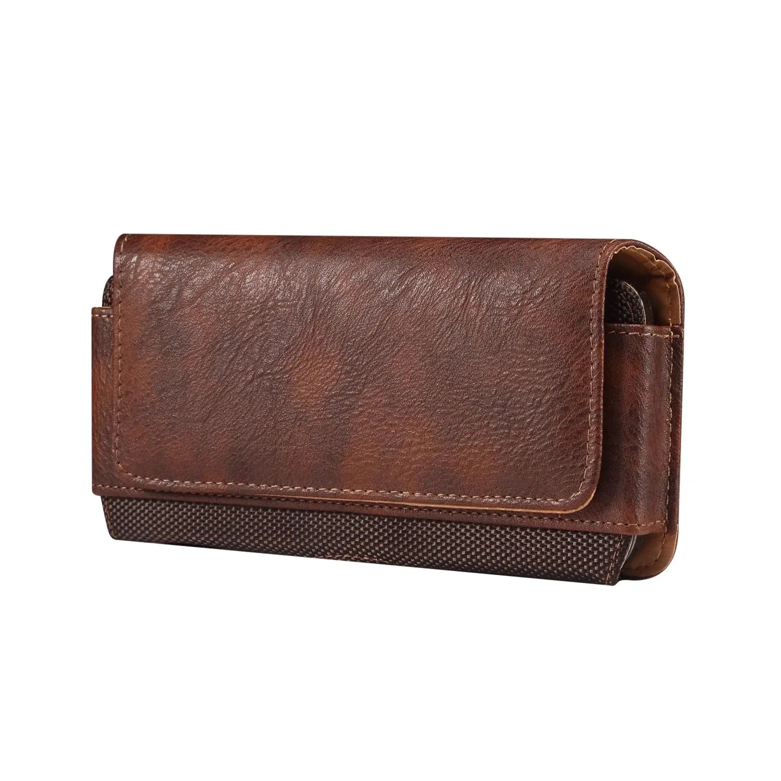 Pochette ceinture en cuir pour homme