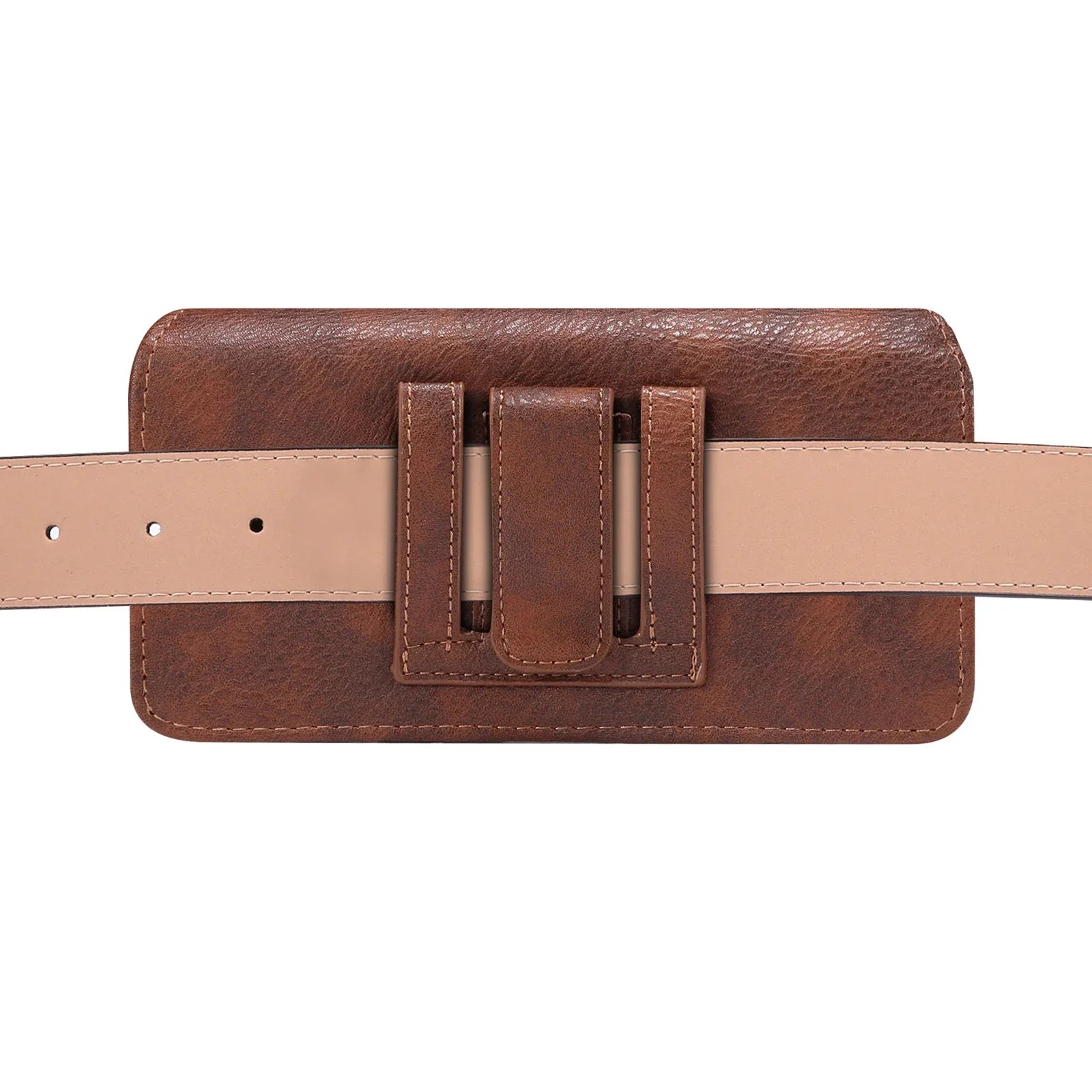 Pochette ceinture en cuir pour homme