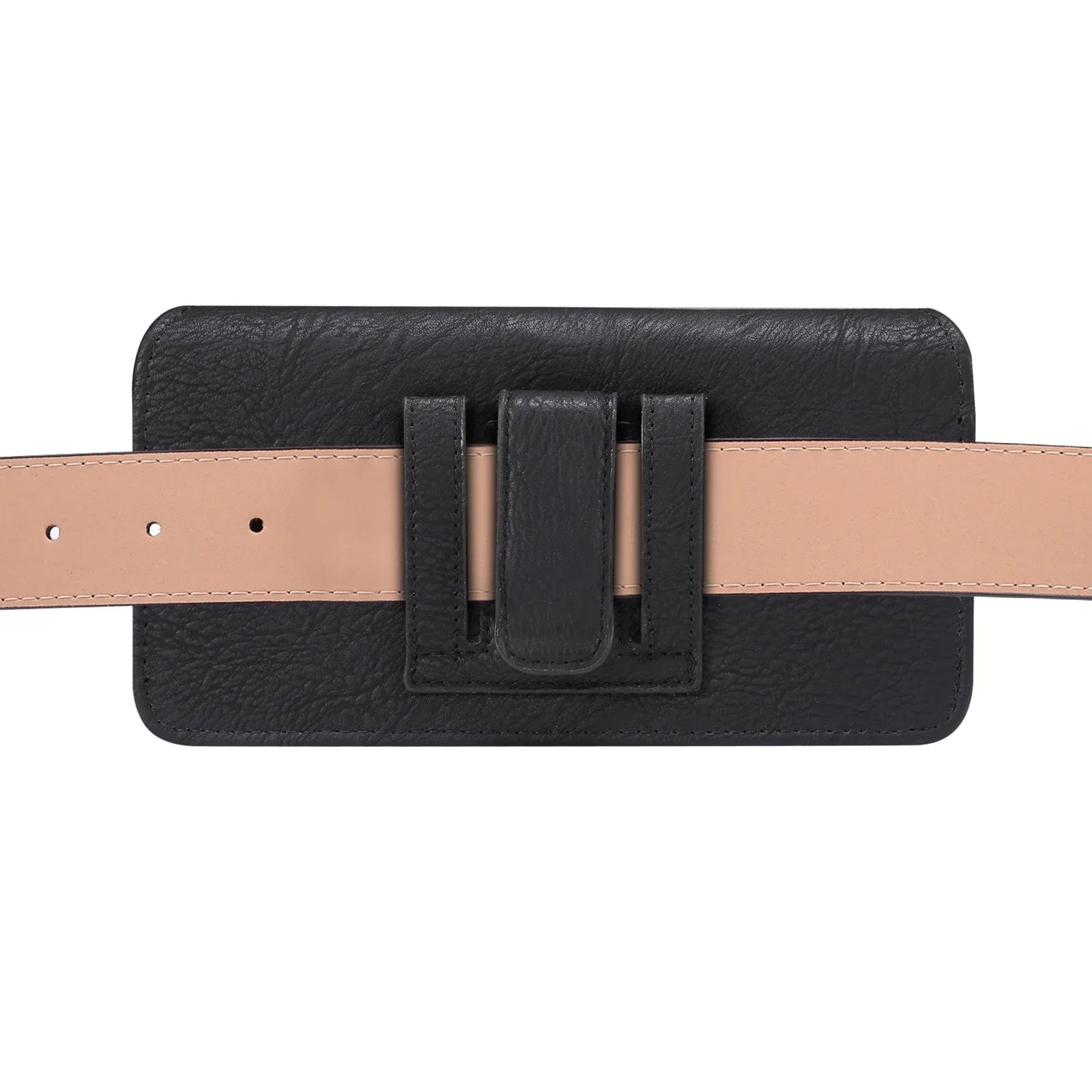 Pochette ceinture en cuir pour homme