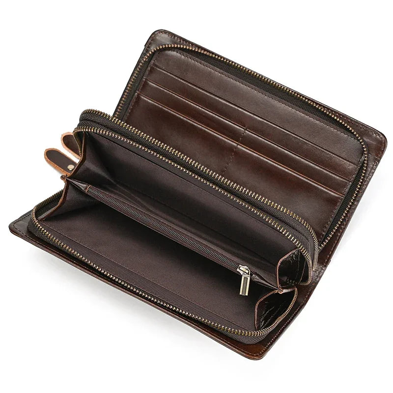 Pochette cuir homme