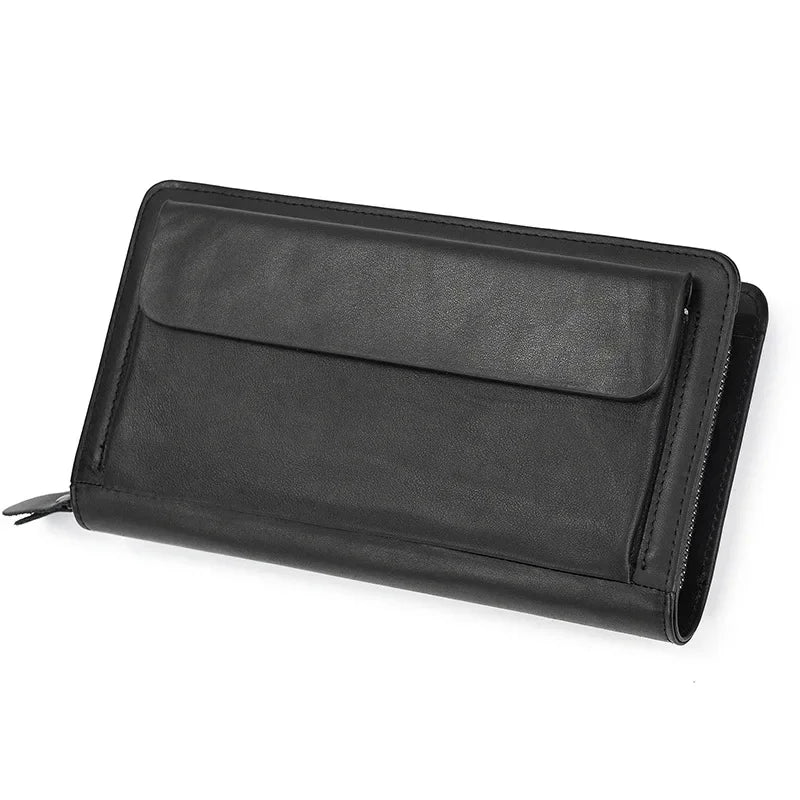 Pochette cuir homme