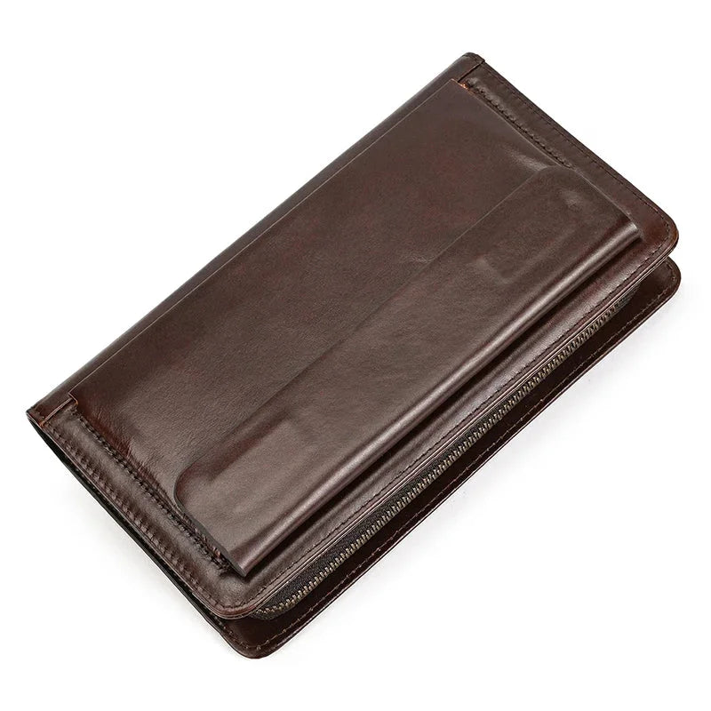 Pochette cuir homme