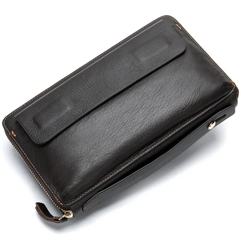 Pochette cuir homme