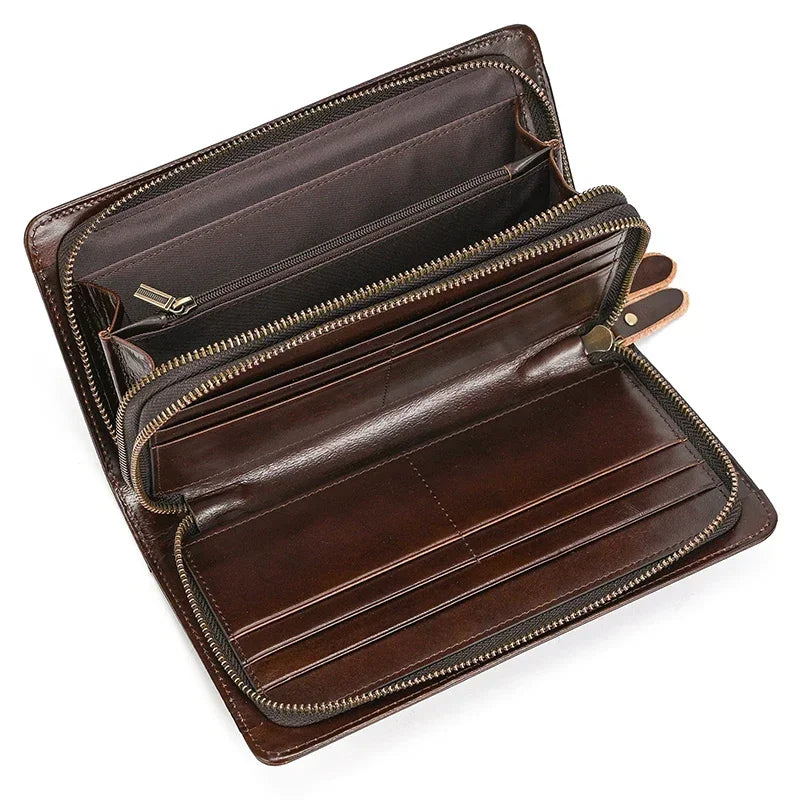 Pochette cuir homme