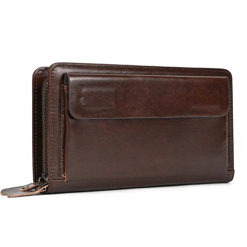 Pochette cuir homme