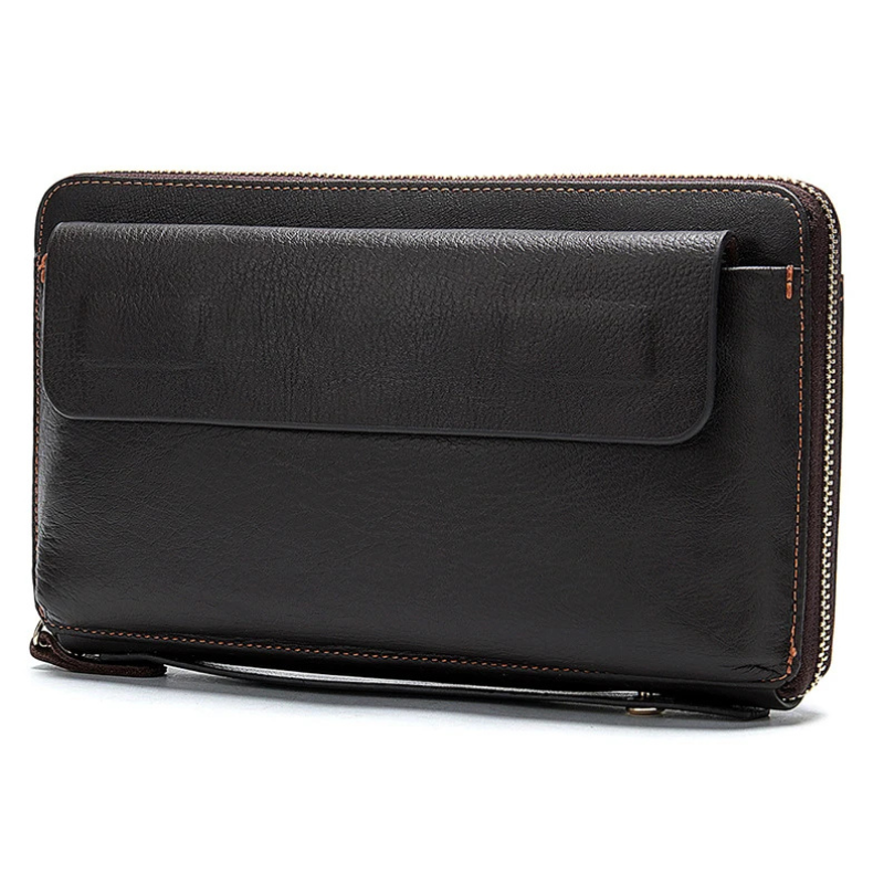 Pochette cuir homme