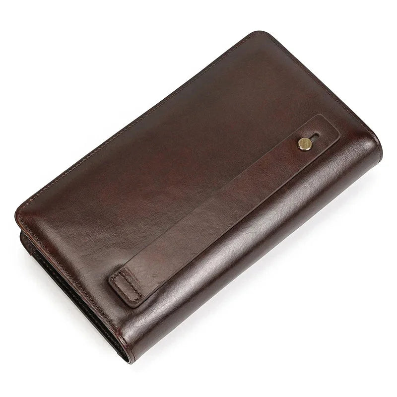 Pochette cuir homme
