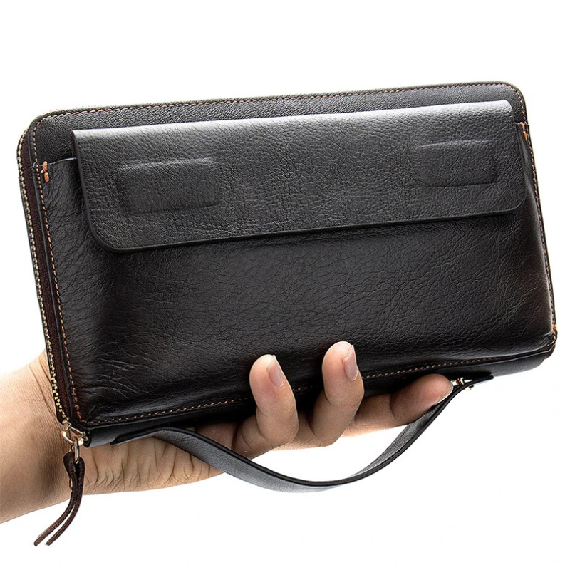 Pochette cuir homme