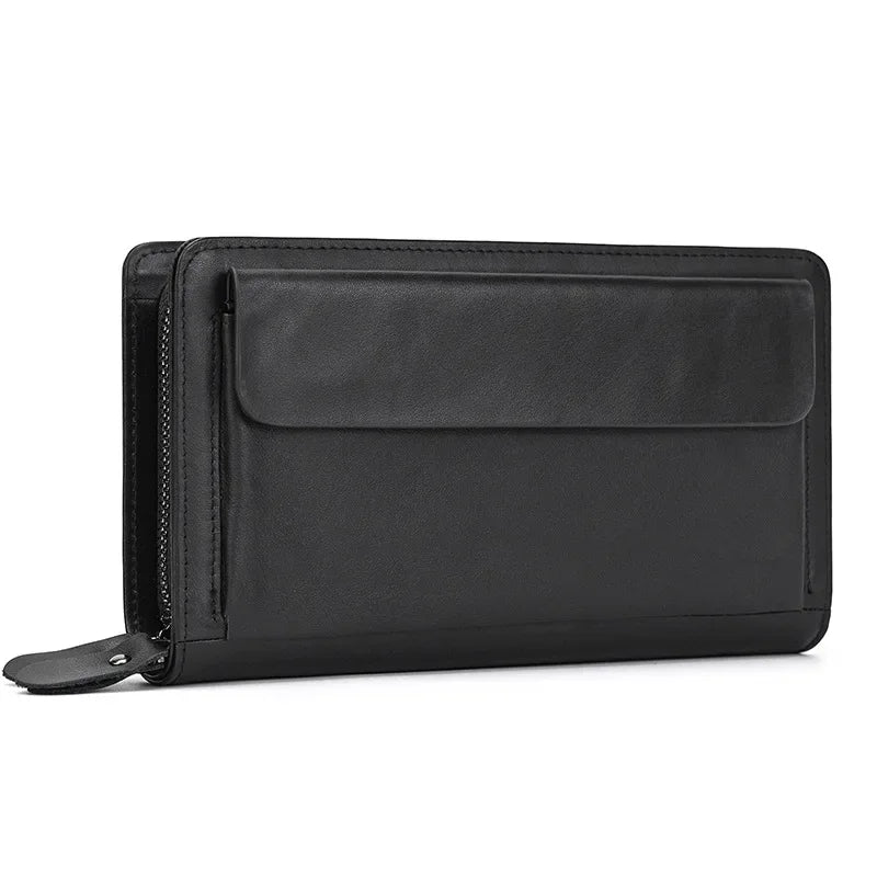 Pochette cuir homme