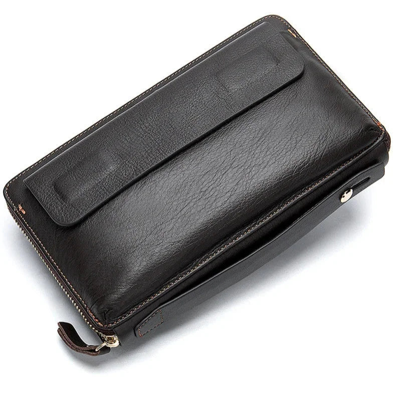 Pochette cuir homme